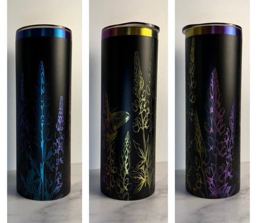 Bluebonnets with Butterfly Tumbler