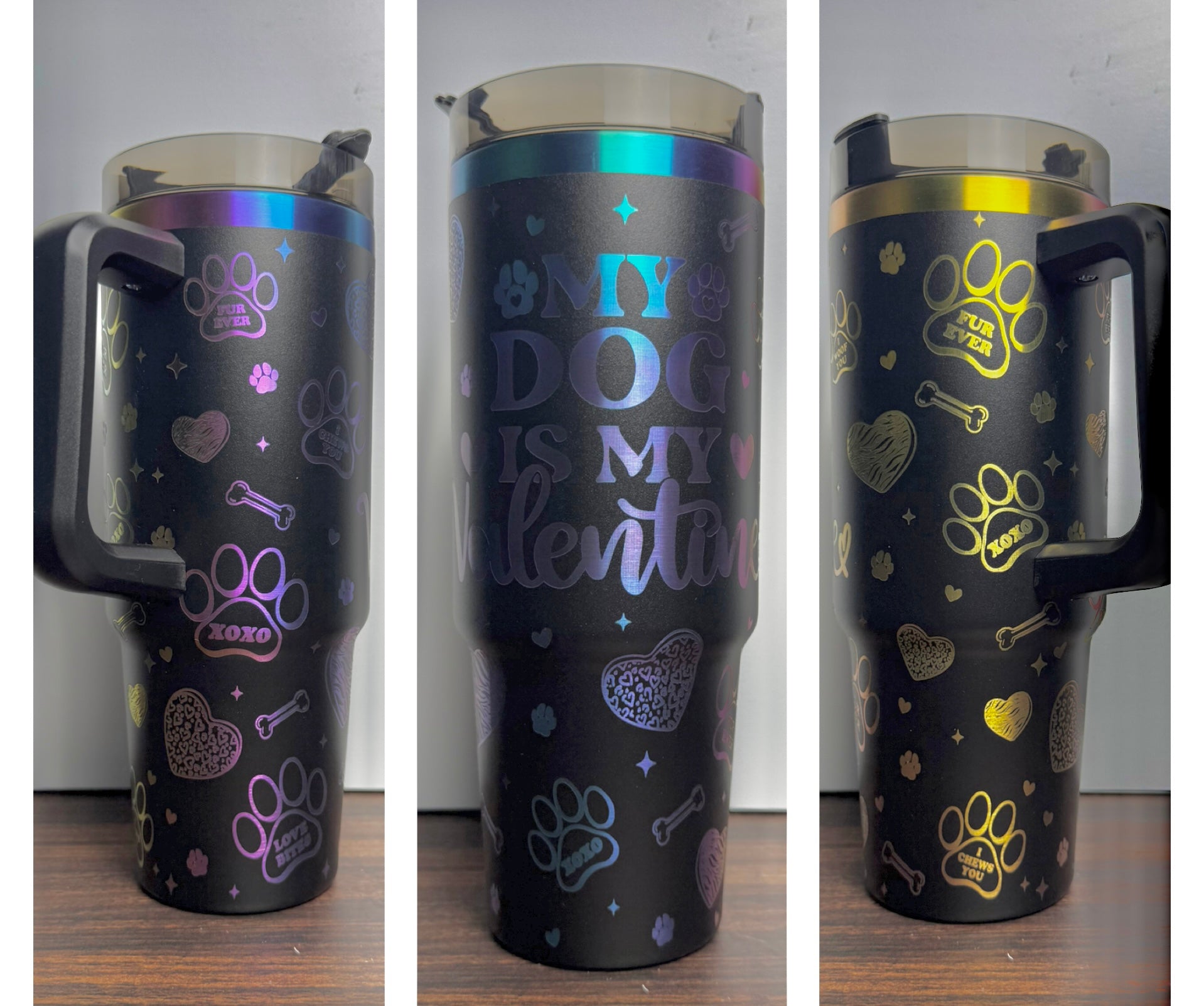 Valentine's Dog Tumbler