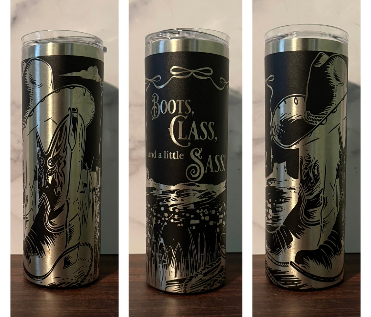 Boots, Class, Sass Tumbler