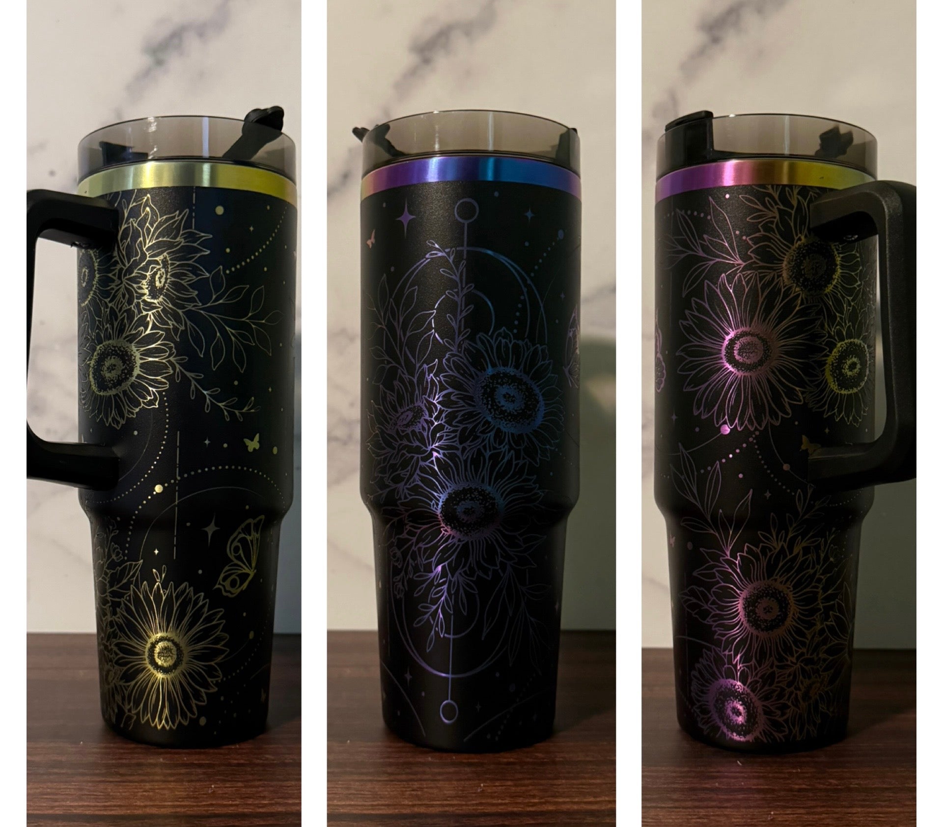 Boho Sunflowers Tumbler