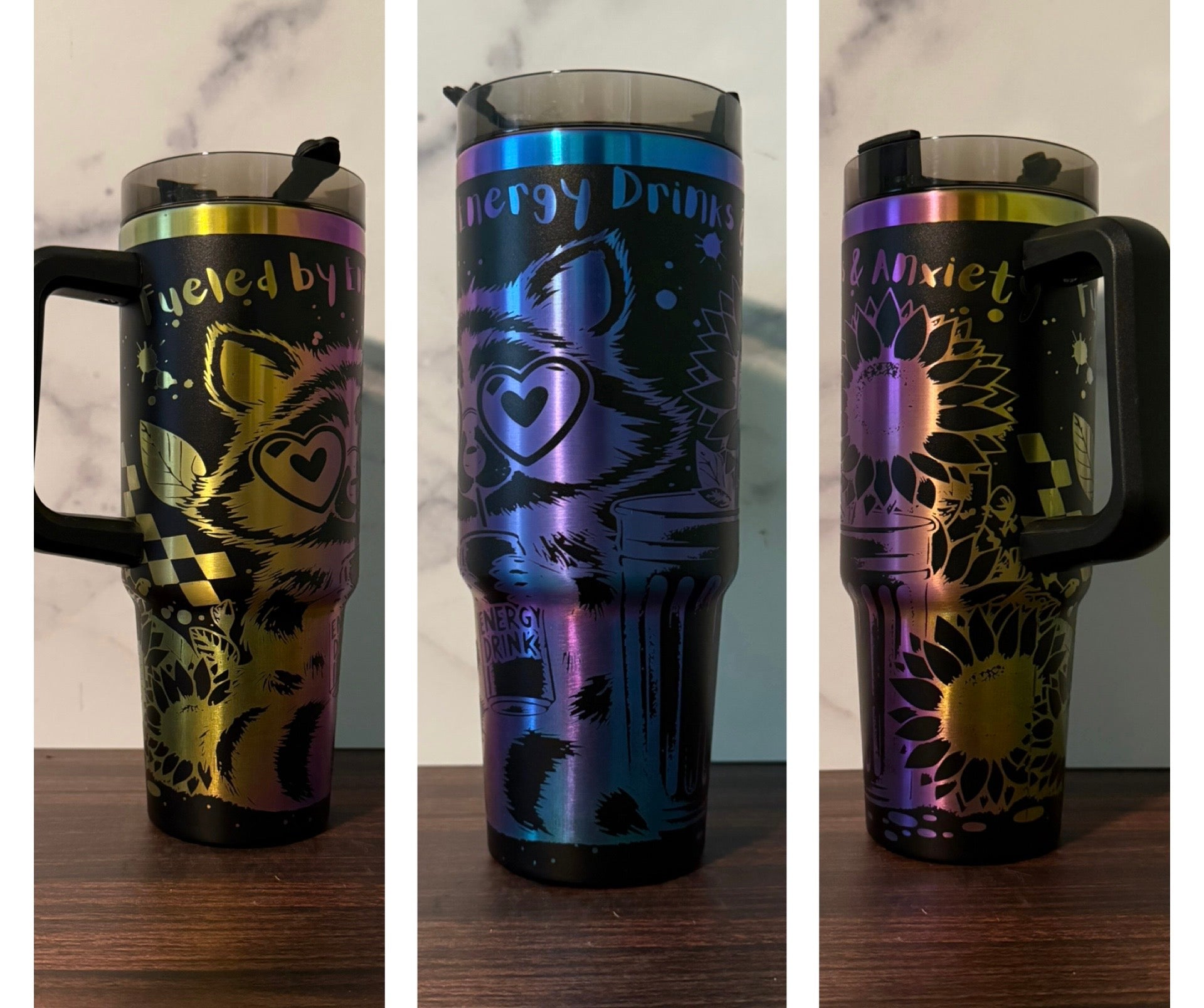 Anxiety Raccoon Tumbler