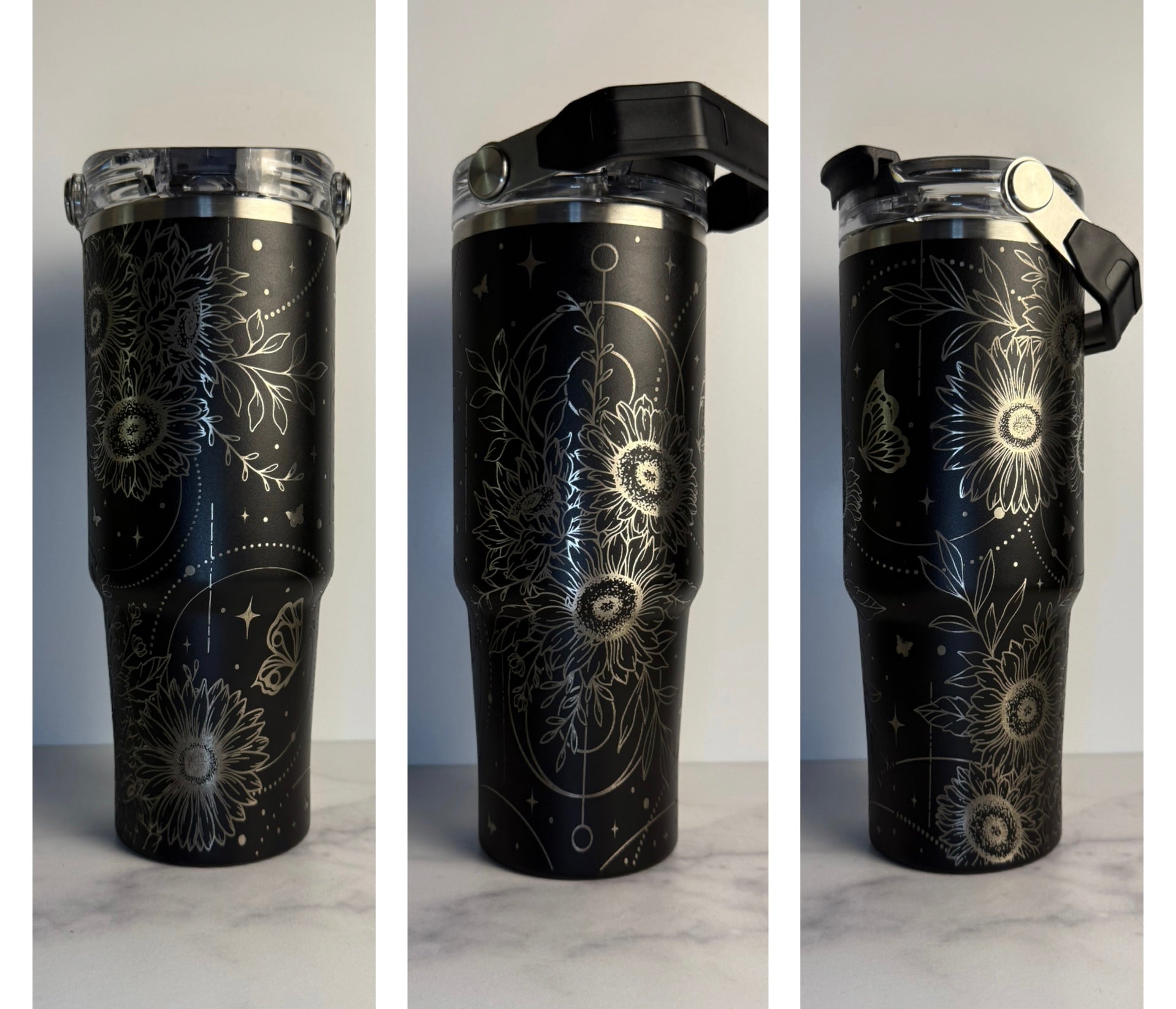 Boho Sunflowers Tumbler