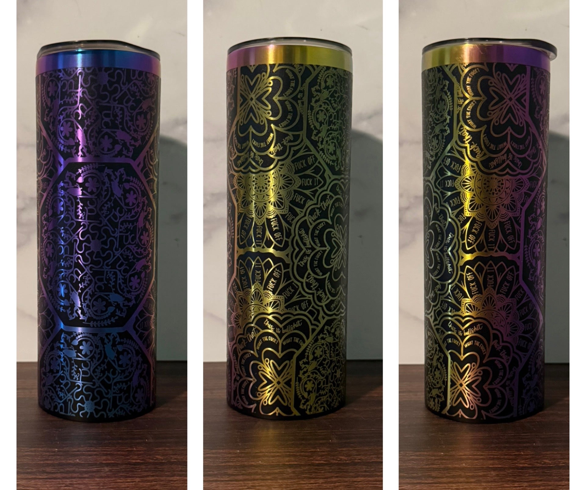 Curse Word Mandala 2 Tumbler