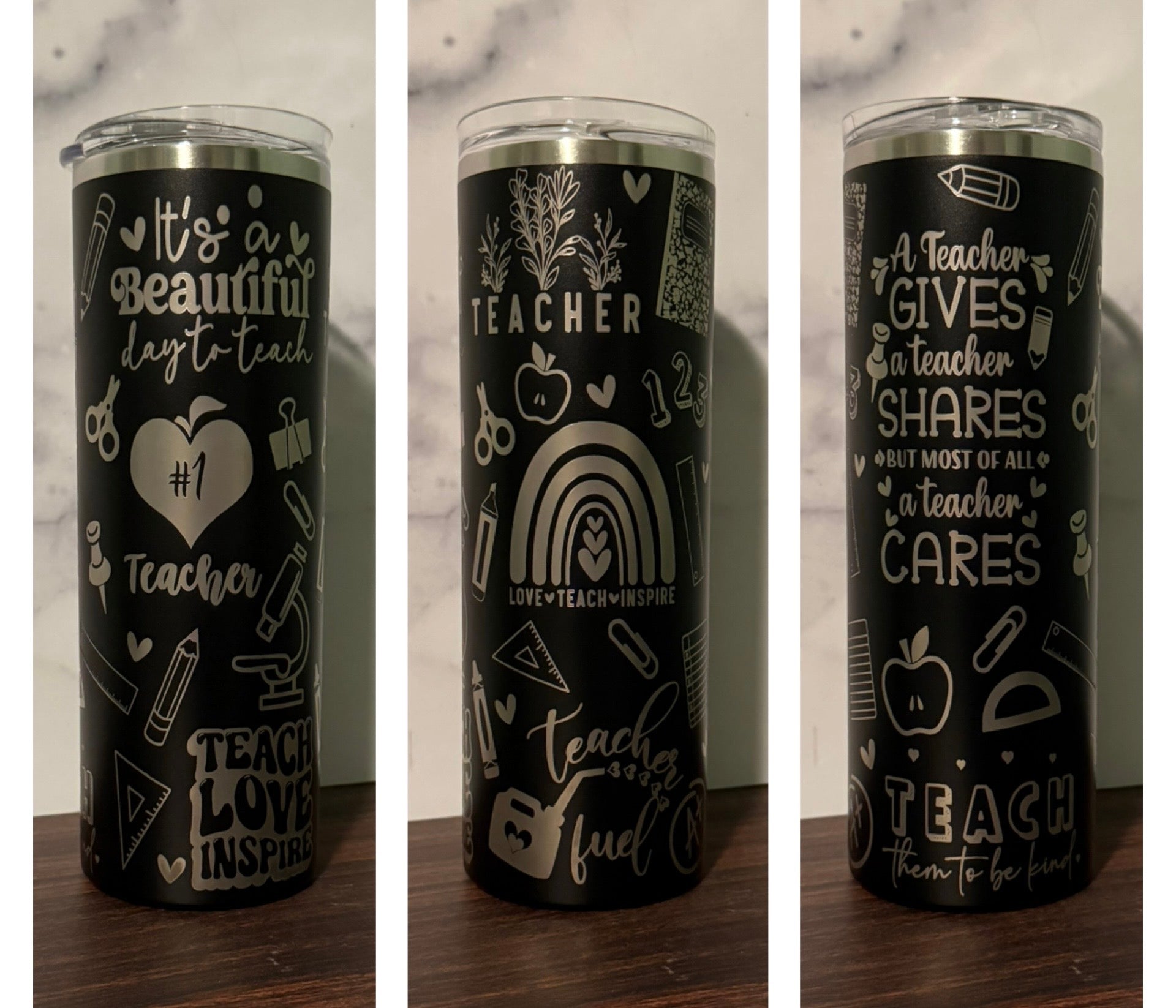 #1 Teacher Tumbler
