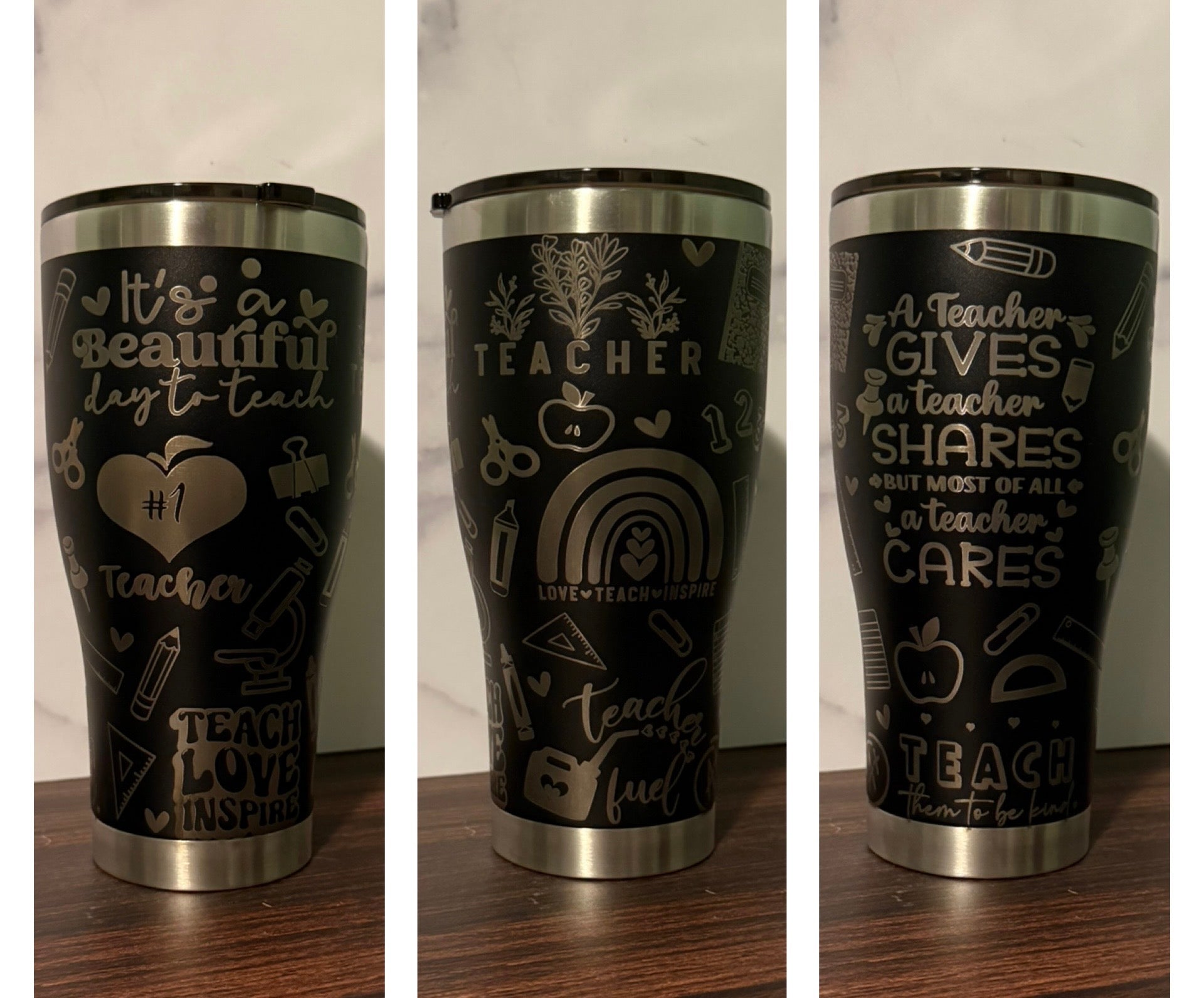 #1 Teacher Tumbler