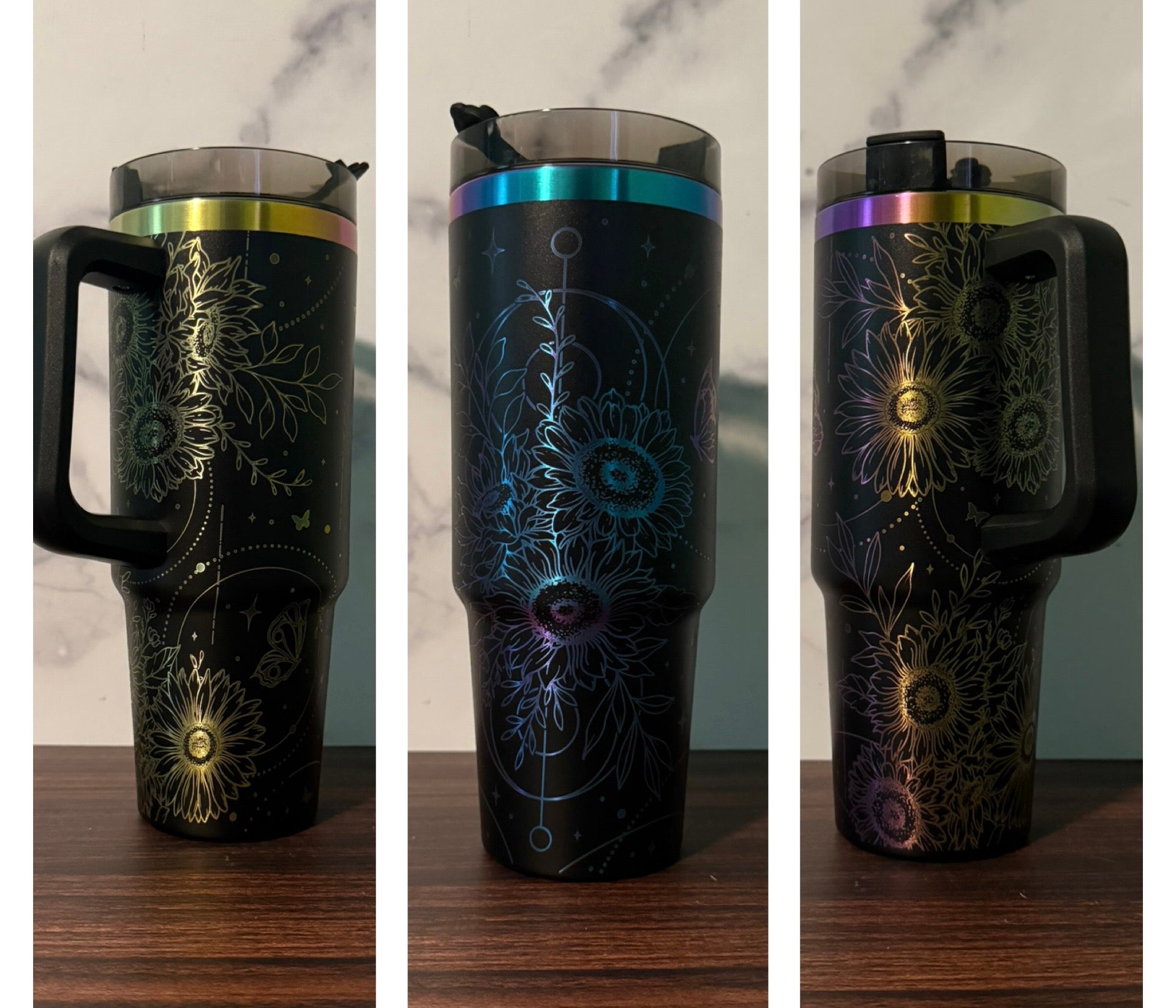 Boho Sunflowers Tumbler