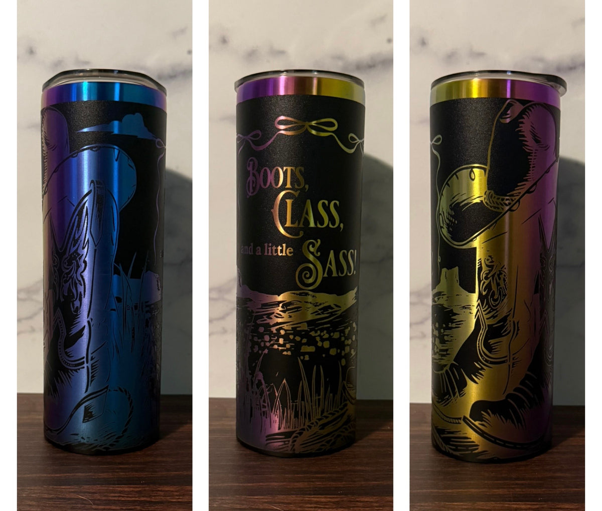 Boots, Class, Sass Tumbler