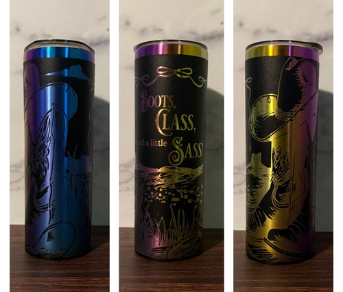 Boots, Class, Sass Tumbler