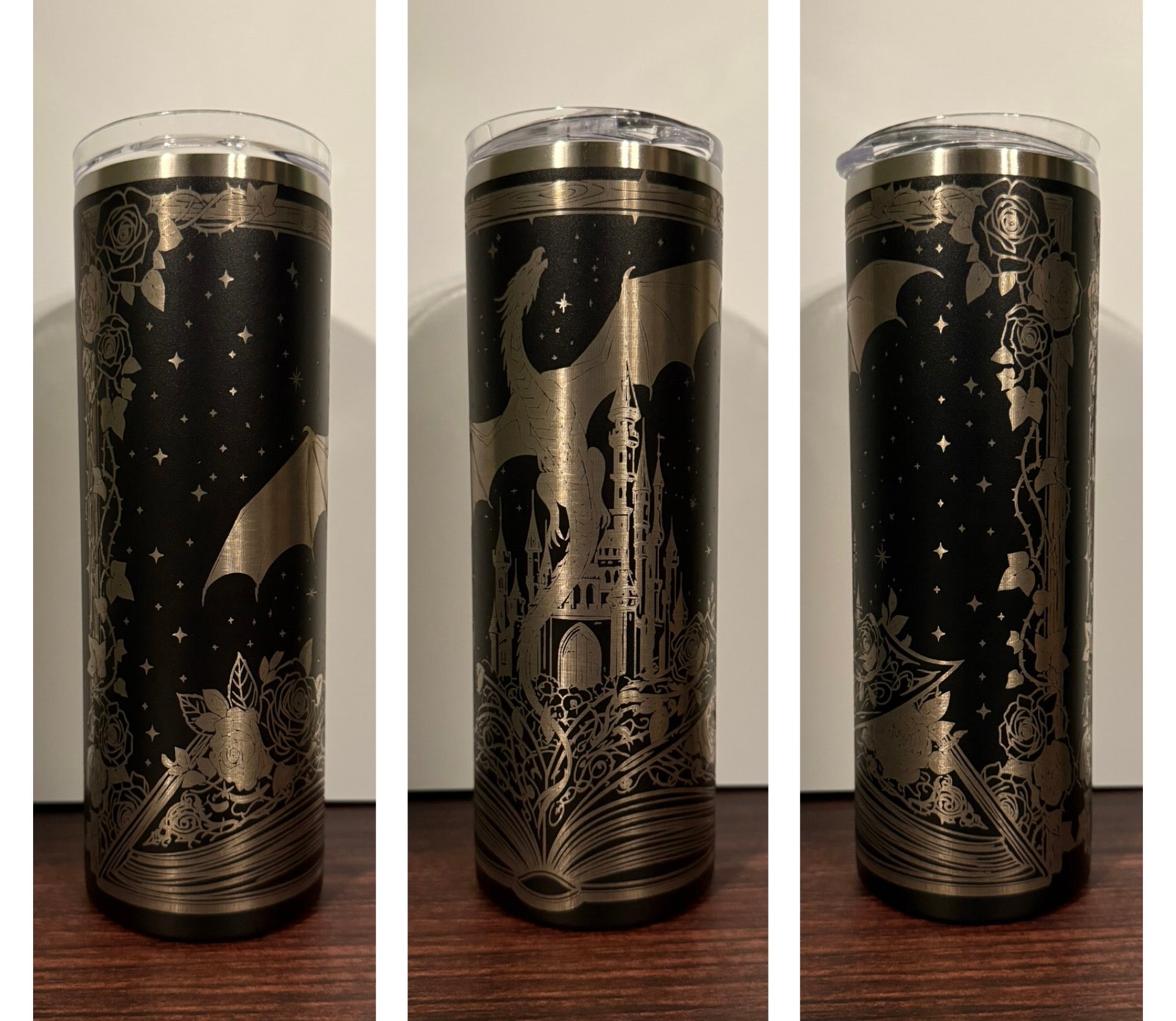 Fantasy Book Dragon Tumbler