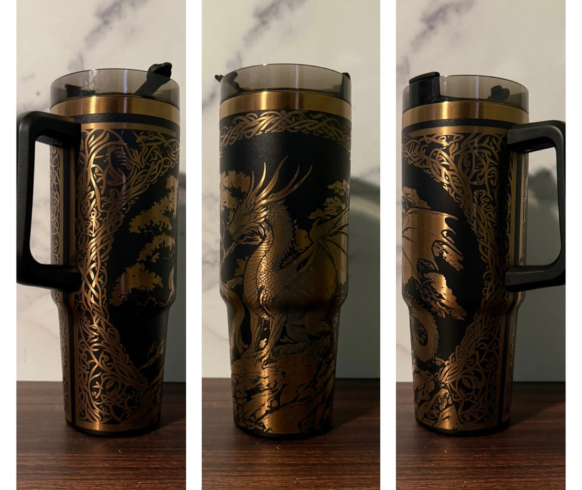 Celtic Dragon Tumbler