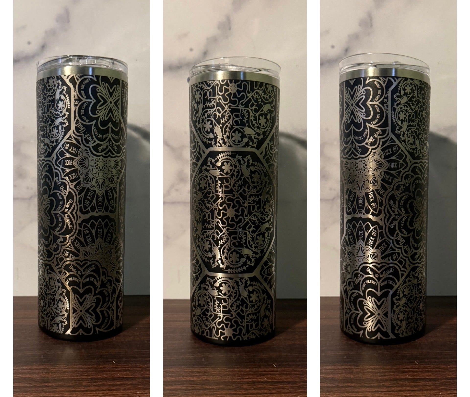 Curse Word Mandala 2 Tumbler