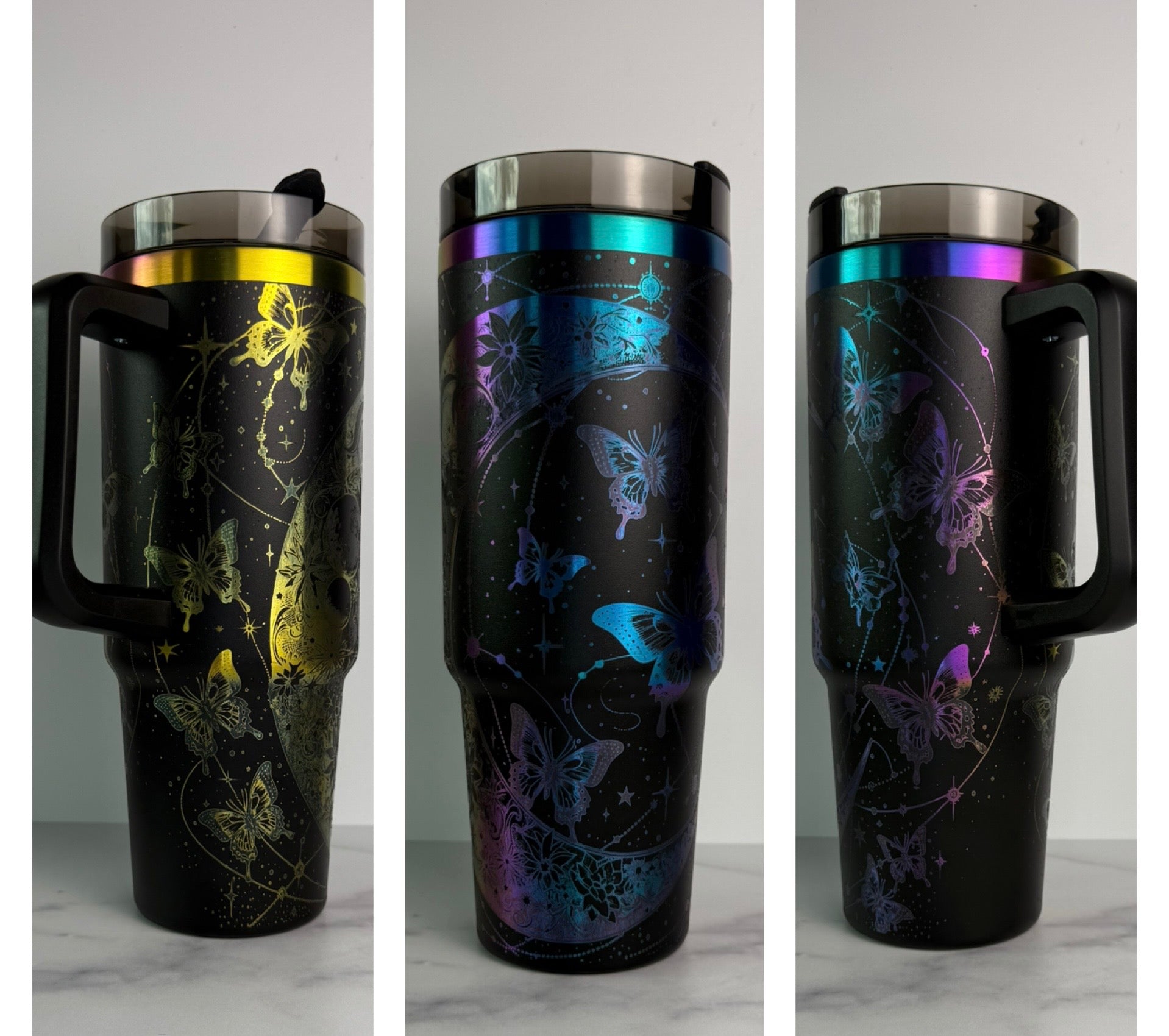 Celestial Butterflies Tumbler