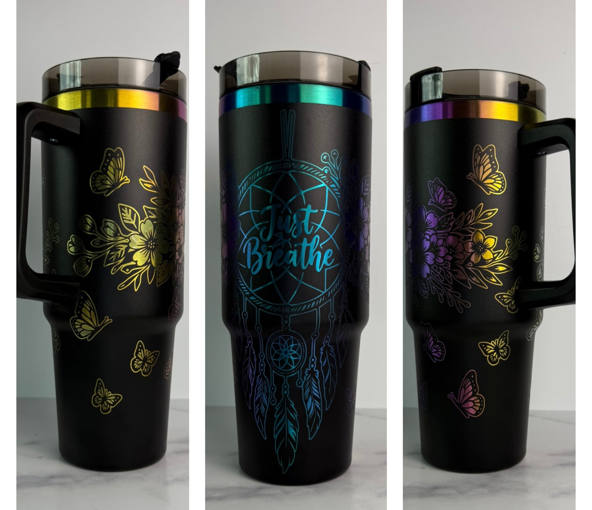 Just Breathe Tumbler