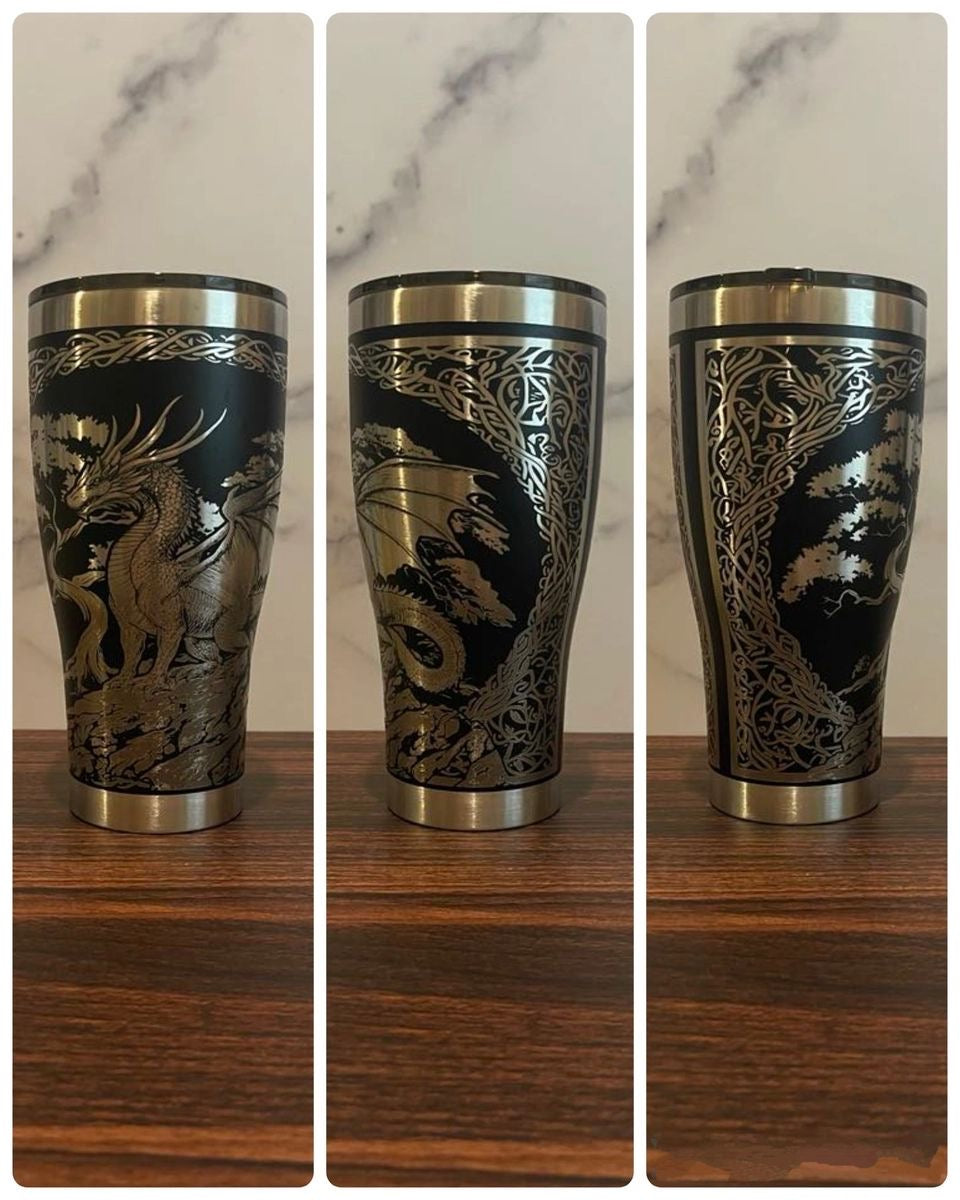 Celtic Dragon Tumbler